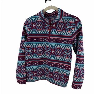 Gymboree Girls Quarter Zip Fleece Pullover